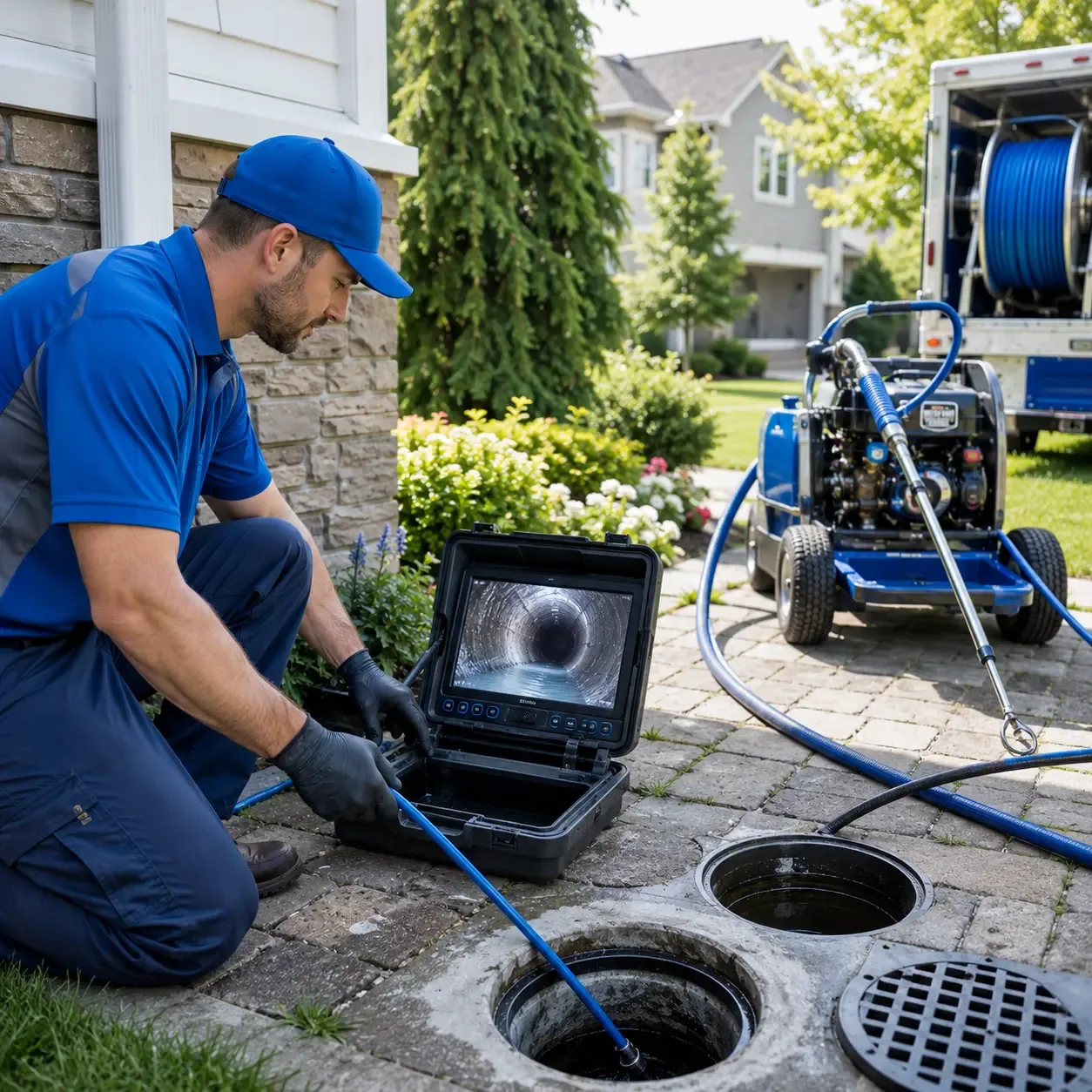 Outdoor drain cleaning professionals serving Richmond, OH